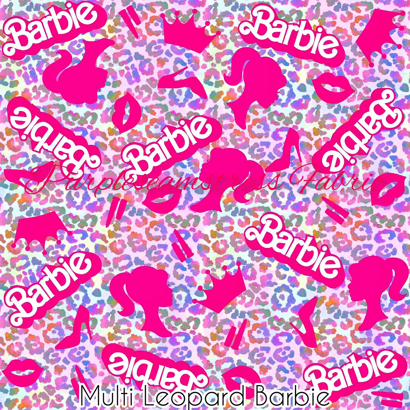 Multi Leopard Barbie – Purpleseamstress Fabric