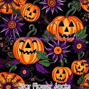 Star Flower Jacks - Fabric