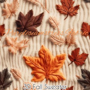 3D Fall Sweater - Fabric