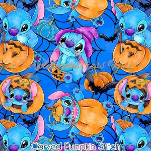 Carved Pumpkin Stitch - Fabric