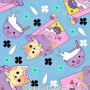 Cereal Box Kittens - Fabric