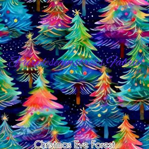 Christmas Eve Forest - Fabric