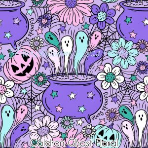Cauldron Ghost Floral - Fabric