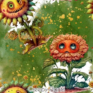 Creepy Plants - Fabric