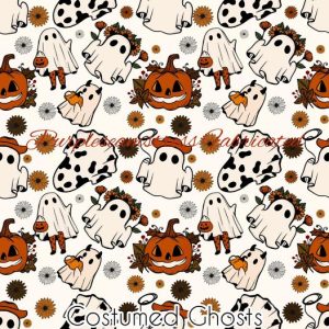 Costumed Ghosts - Fabric