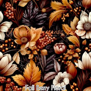 Fall Berry Floral - Fabric
