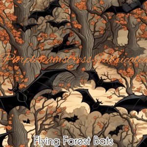 Flying Forest Bats - Fabric