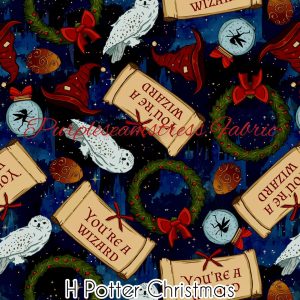 H Potter Christmas - Fabric
