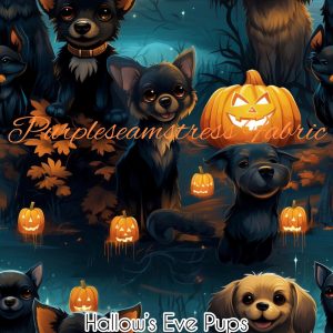Hallow's Eve Pups - Fabric