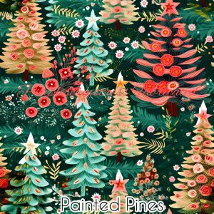 Painted Pines - Fabric