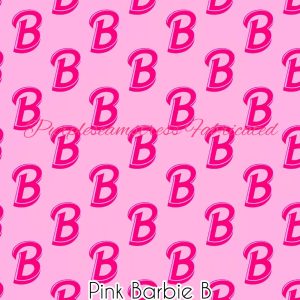Pink Barbie B - Fabric
