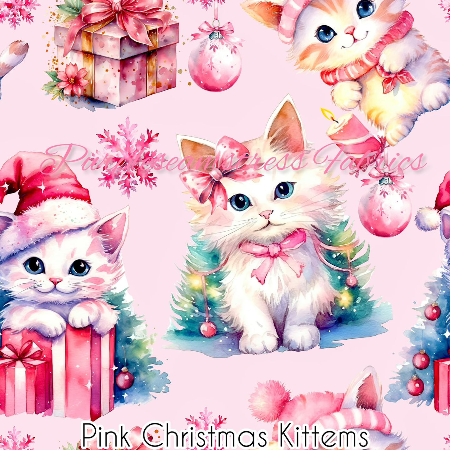 Mini Kitten Christmas Material Pack, Mini Material Packs