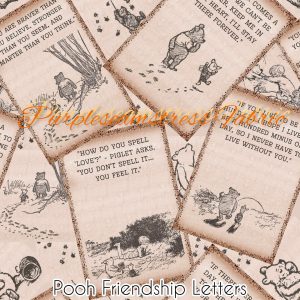 Pooh Friendship Letters