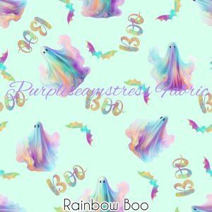 Rainbow Boo - Fabric