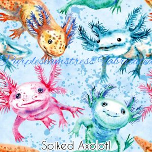 Spiked Axolotls - Fabric