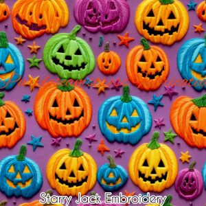 Faux Starry Jack Embroidery - Fabric