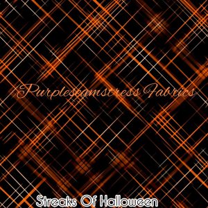 Streaks of Halloween - Fabric
