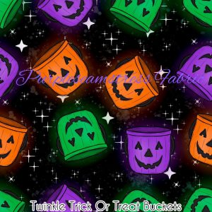 Twinkle Trick or Treat Buckets - Fabric