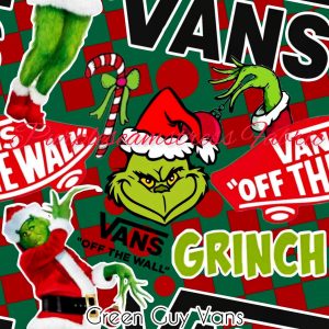 Green Guy Vans - Fabric