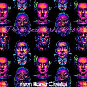 Neon Horror Classics - Fabric