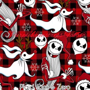 Plaid Jack & Zero - Fabric