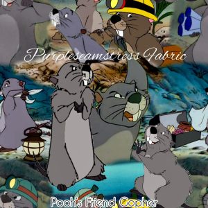 Pooh's Friend Gopher - Fabric