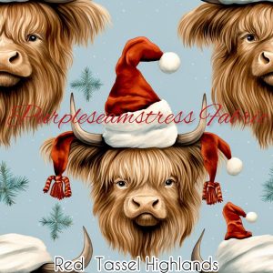 Red Tassel Highlands - Fabric