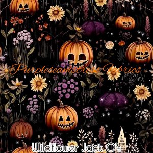 Wildflower Jack O's - Fabric