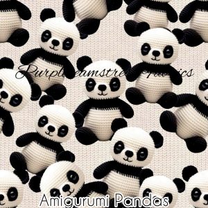 Amigurumi Pandas - Fabric