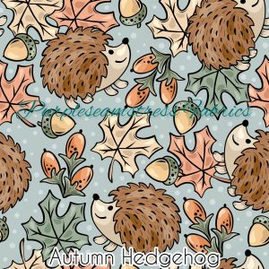 Autumn Hedghogs - Fabric