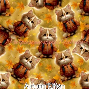 Autumn Kitten - Fabric