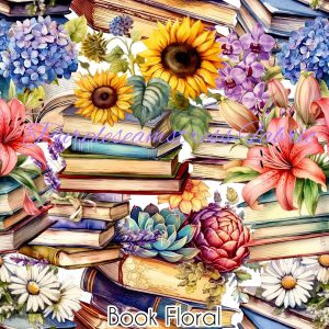 Book Floral - Fabric
