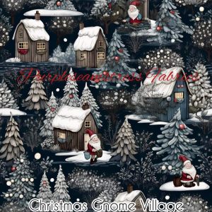 Christmas Gnome Village - Fabric
