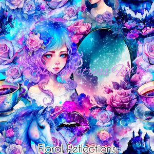 Floral Reflections - Fabric
