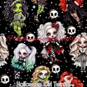 Halloween Girl Twinkle - Fabric