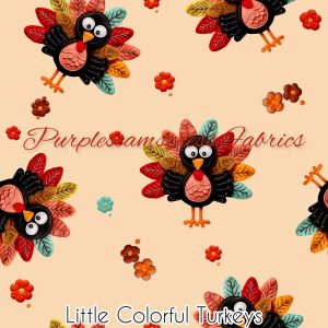 Little Colorful Turkeys