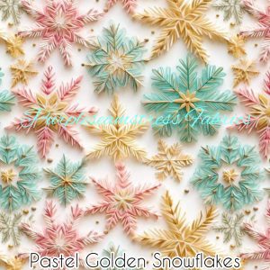 Pastel Golden Flakes - Fabric