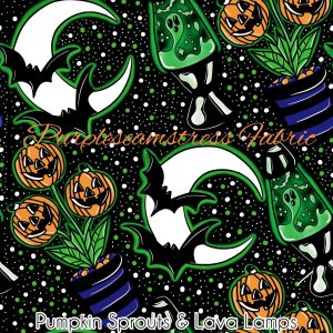 Pumpkin Sprouts & Lava Lamps - Fabric