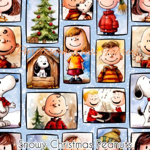 Snowy Christmas Gang - Fabric