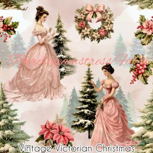 Vintage Victorian Christmas - Fabric