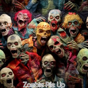 Zombie Pile Up - Fabric