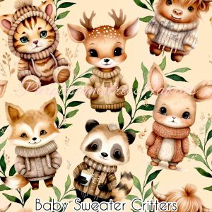 Baby Sweater Critters - Fabric