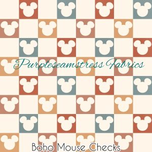 Boho Mouse Checks - Fabric