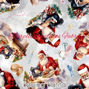 Sewing Santa - Fabric
