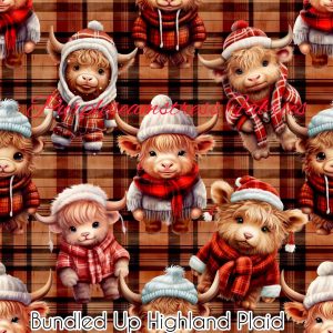 Bundled up Highland Plaid - Fabric