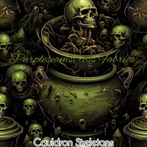 Cauldron Skeletons - Fabric