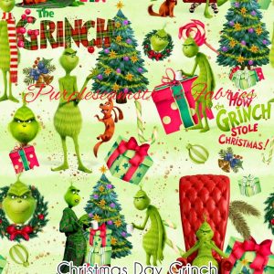 Christmas Day Grinch - Fabric