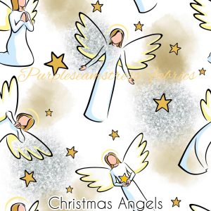 Christmas Angels - Fabric