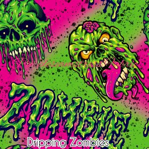 Dripping Zombies - Fabric