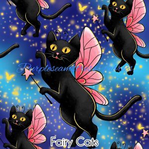 Fairy Cats - Fabric